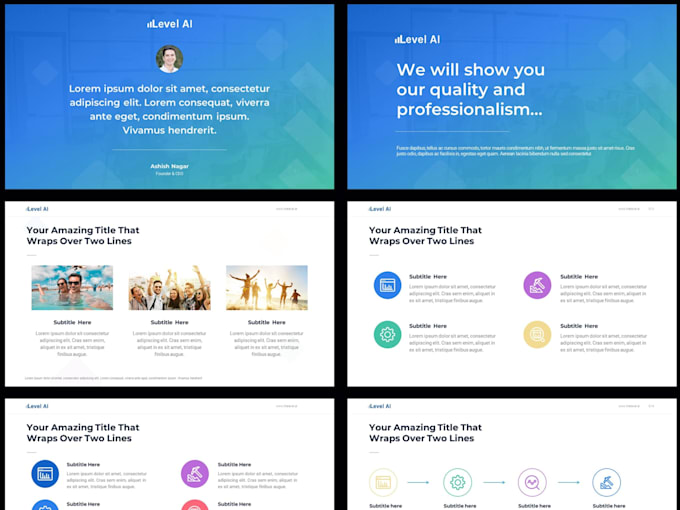 Design a top notch powerpoint presentation by Slidewerk | Fiverr