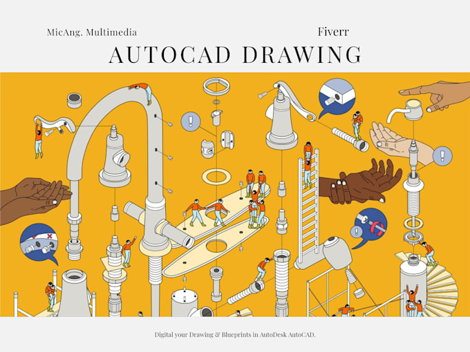 digital your drawing and blueprints in autodesk autocad