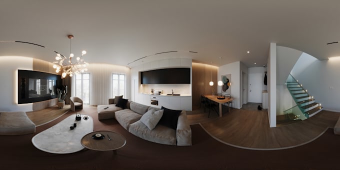 create exterior or interior 3d model and rendering,  no ai