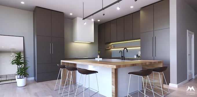 create realistic 3d renders