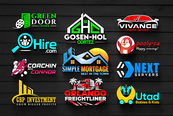 do business logo design, brand identity and complete branding kit