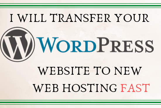 move, migrate or transfer wordpress to new web hosting fast