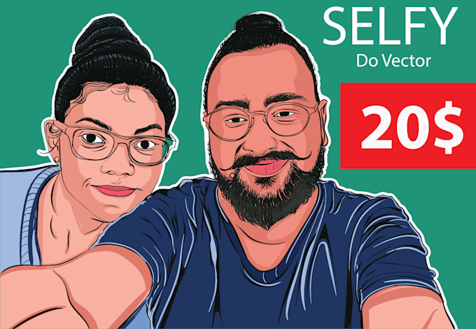 draw a vector portrait from your photo