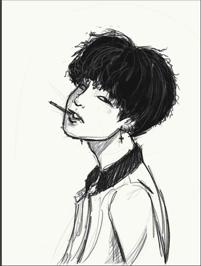 do sketchy style illustration