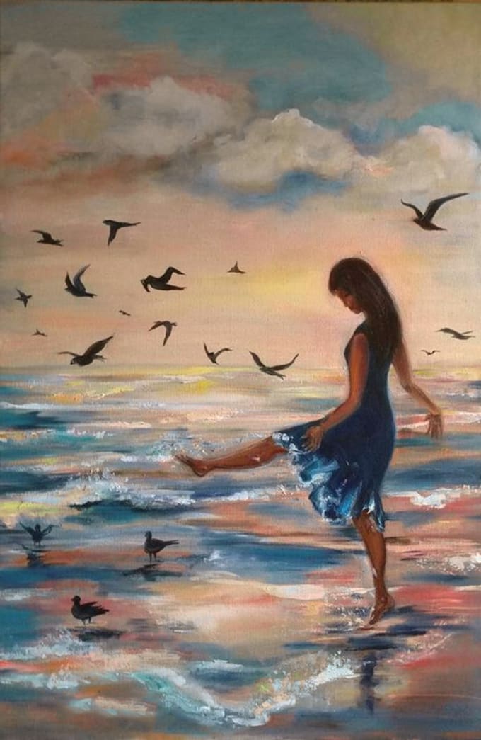 Draw Realistic Oil Painting By Laura Lauraf