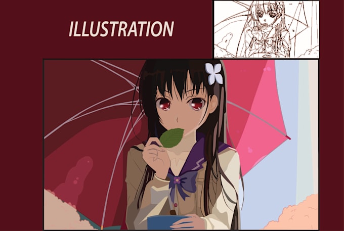 do vector tracing and illustration