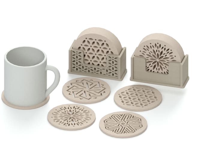 create laser cutting and engraving ready design