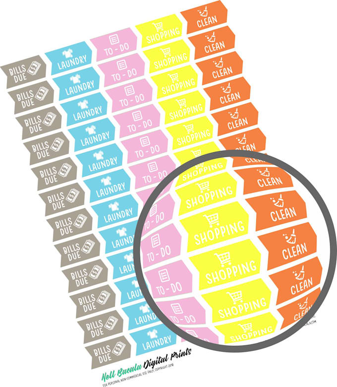 send you a pre made digital stickers