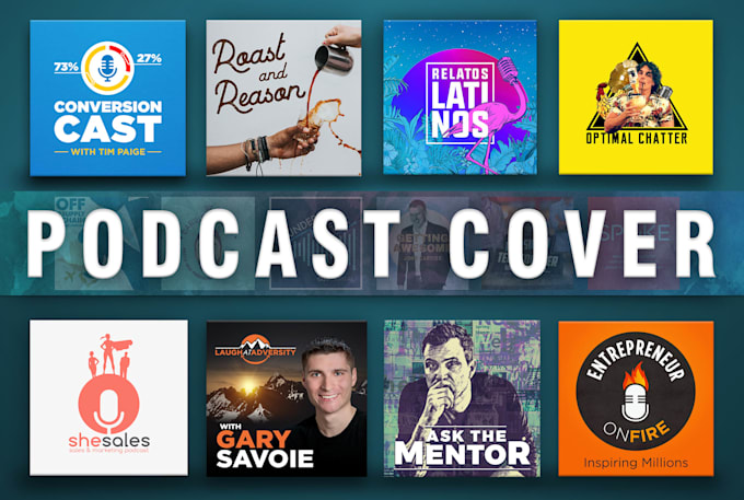 design a professional podcast cover art