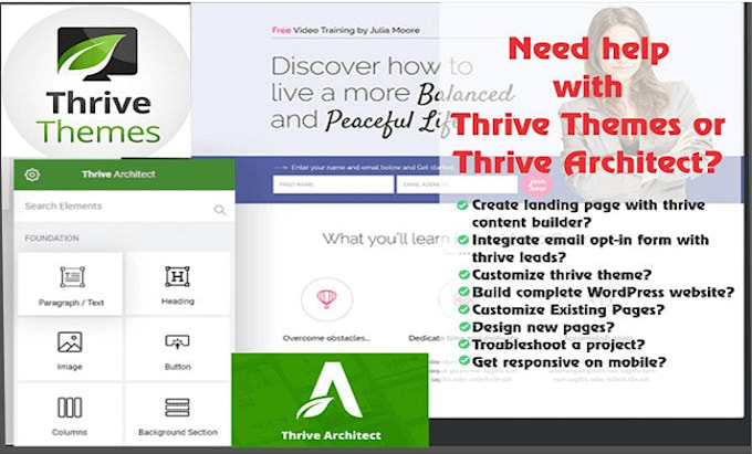 do all thrive architect and thrive themes work