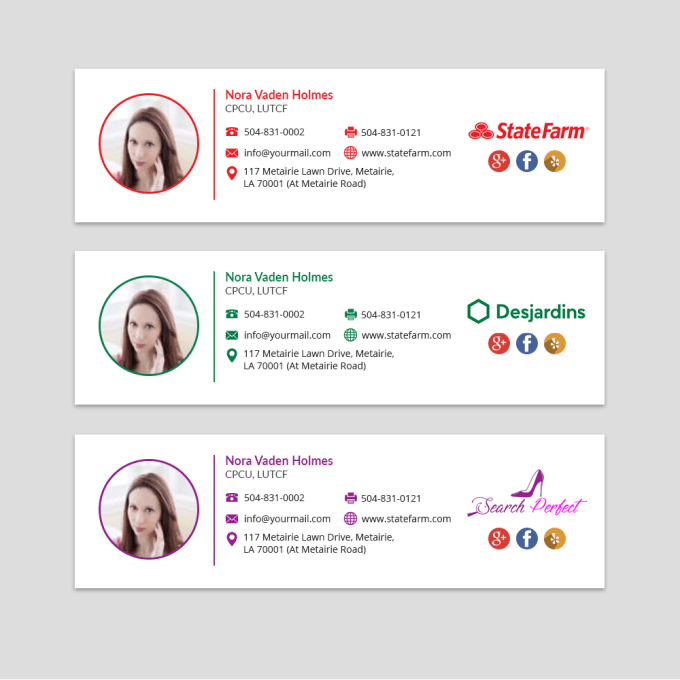 Eye Catching Design And Html Email Signature By Adoptart Fiverr