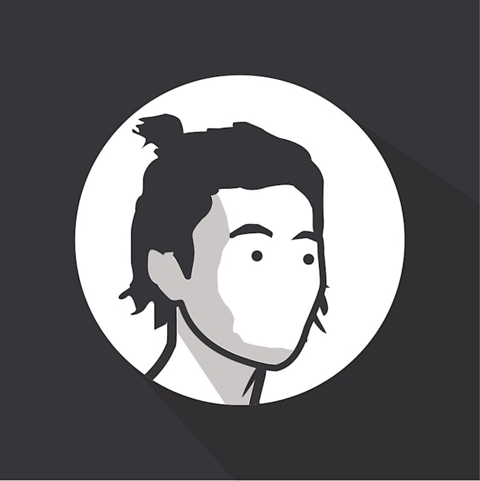 create a minimalist design avatar from your pict