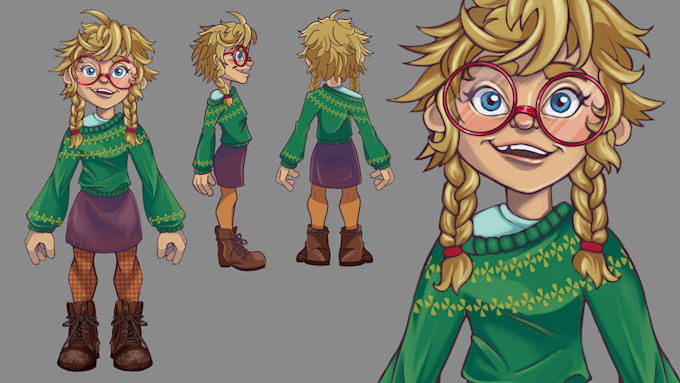 character design and turnaround