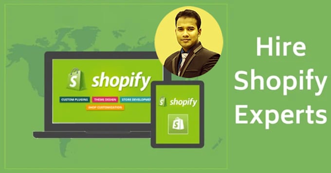 do the shopify theme customization and store setup