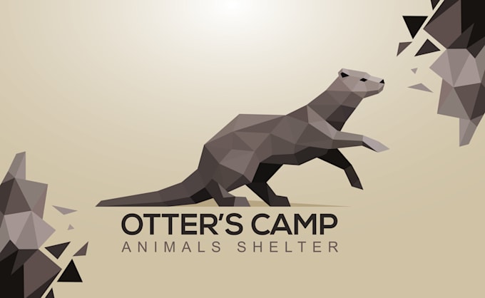 design a custom geometric or polygonal logo in 8 hours