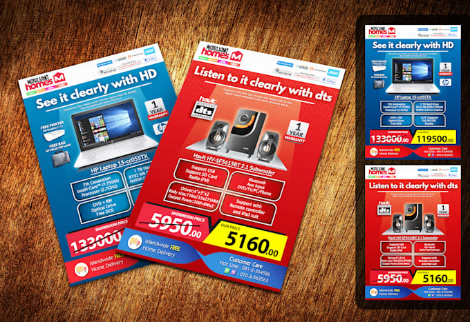 do professional flyer brochure and price catalogue design