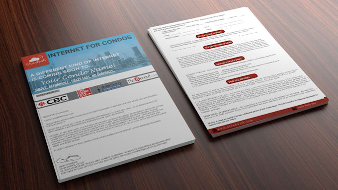 do perfect creation to your flyer and brochures