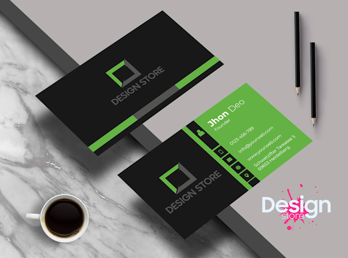 create outstanding business card