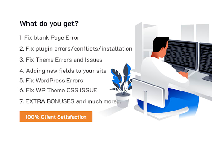 fix wordpress errors, bugs, and critical issues fast