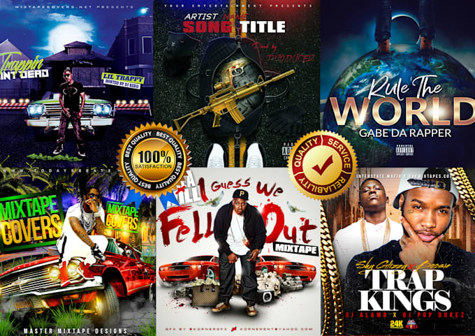 design eye catching mixtape covers and albums