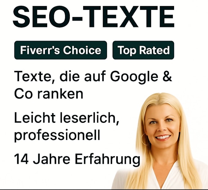 write your blog or SEO article in german language