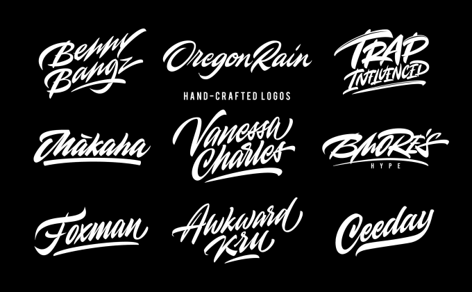 Design custom calligraphy, hand lettering, typography logo by Sashacko ...