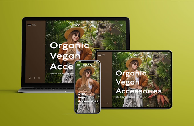 design shopify, wix, squarespace website
