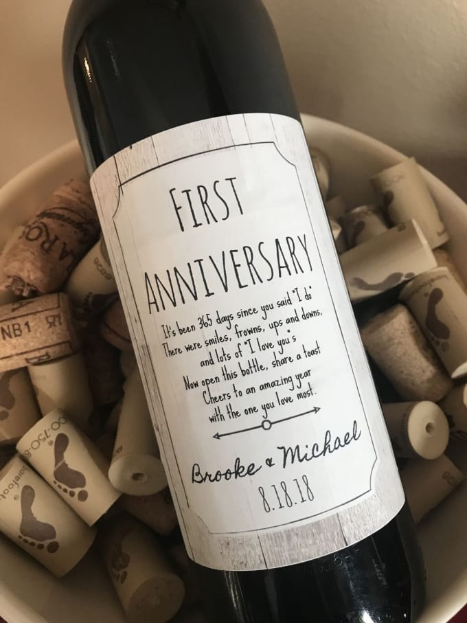 Design a personalized wine bottle label by Ceciliavoice | Fiverr