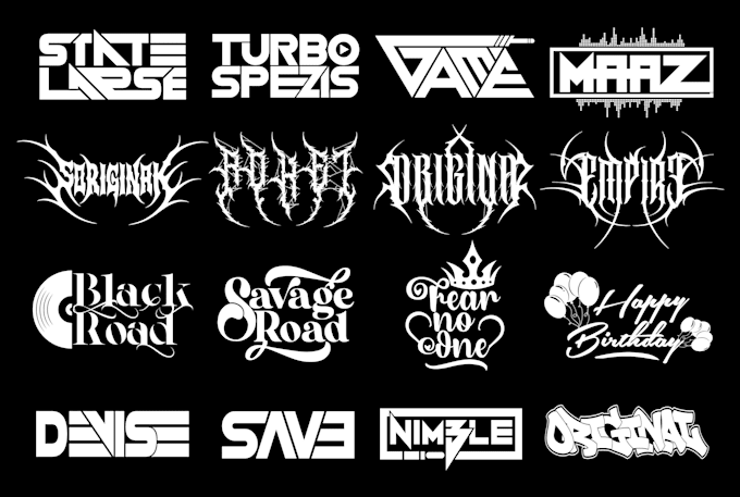create typography hand lettering urban streetwear clothing brand t shirt logo
