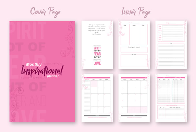 do planner design or journal design or digital planner