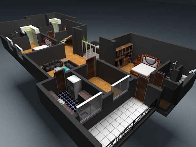 do complete 3d modeling in sketchup and fusion360