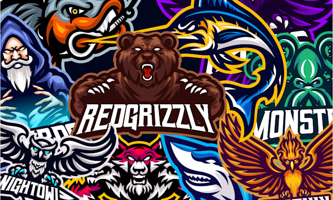 design professional esports logo and gaming mascot