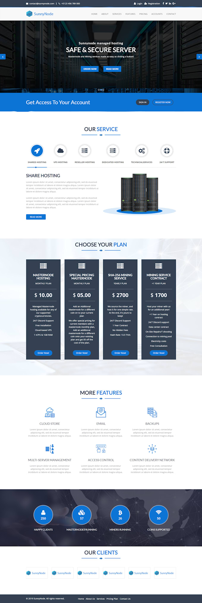 design professional responsive website