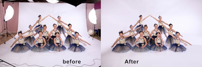 background extend or clean up for image