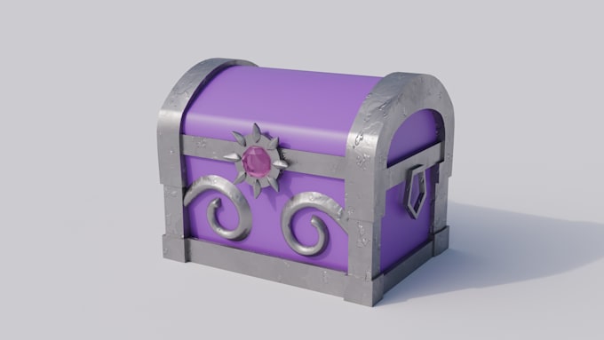 create a basic 3d game ready asset