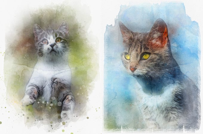 Paint A Professional Watercolor Portrait For Your Pet By Tafilis Fiverr