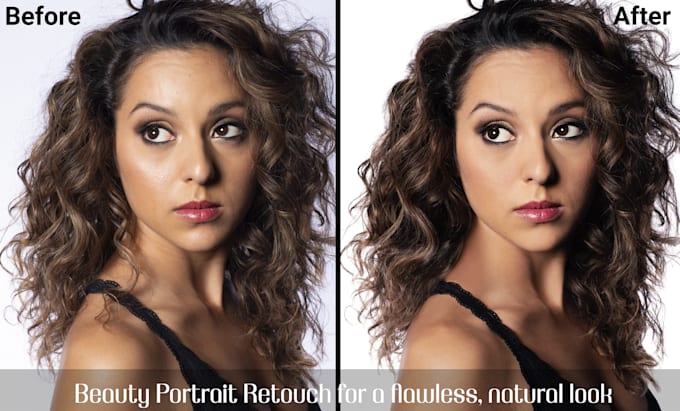 retouch your model, beauty, and lifestyle portraits for a flawless, natural look