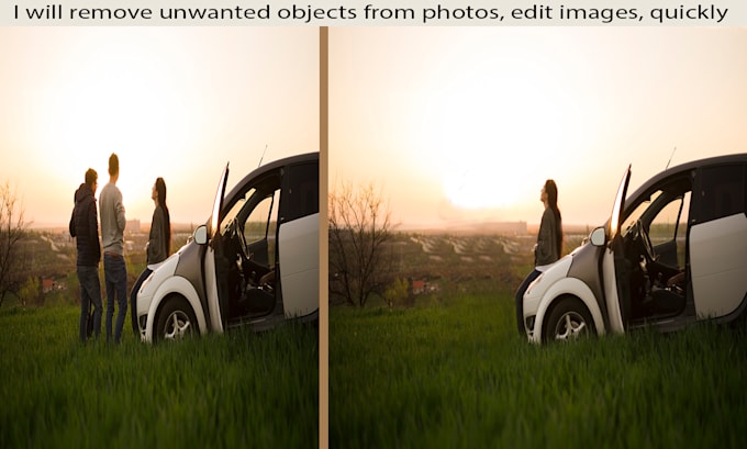 remove unwanted objects from photos, edit images, quickly