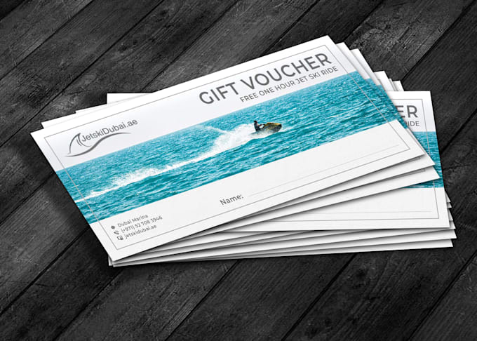 design gift voucher, gift certificate, coupon