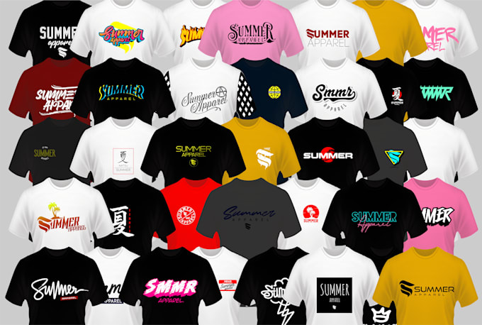 design simple typography for more tshirt pack