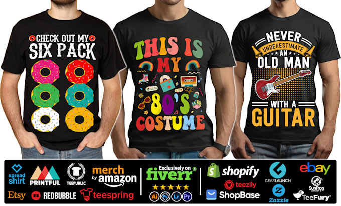 do custom t shirt design typography graphic t shirt designs