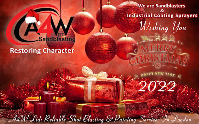 create christmas logo makeover or greeting card design