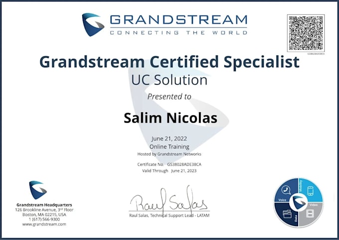 configure grandstream IP pbx system