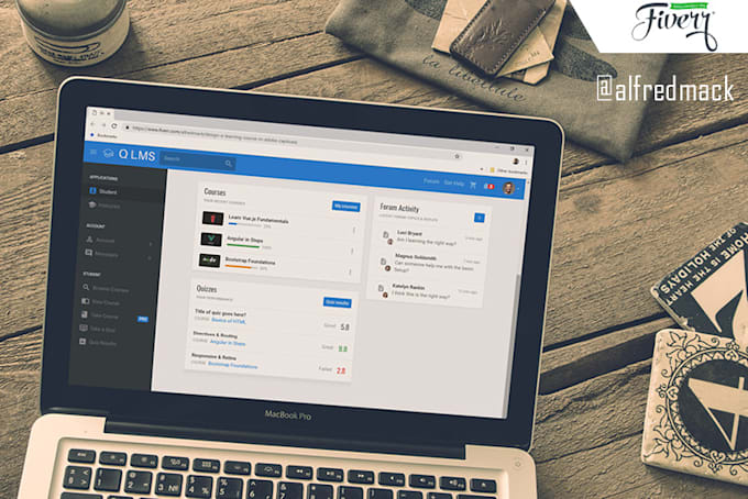 develop e learning management system or e learning website