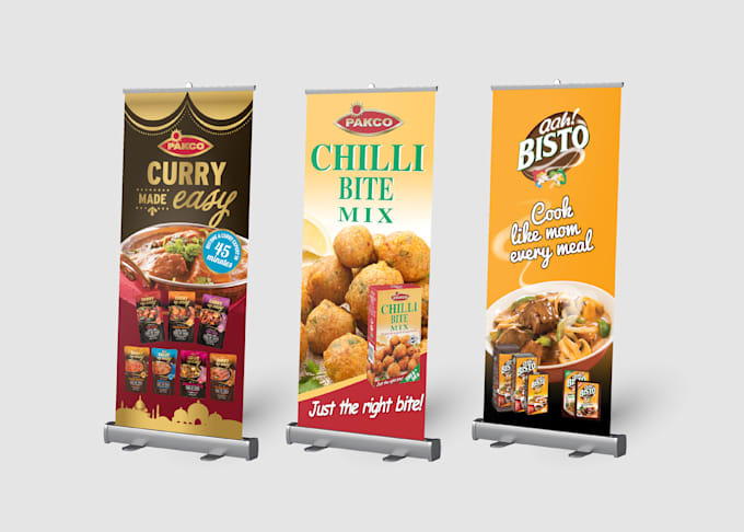 roll up professional design, promotional standee for your business