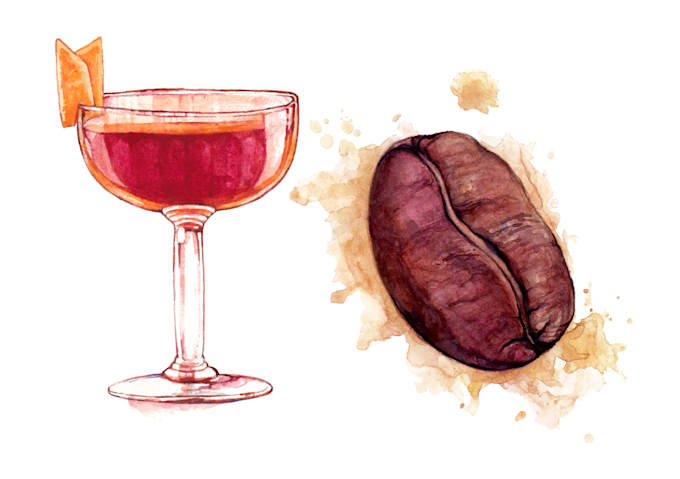 draw realistic food illustration