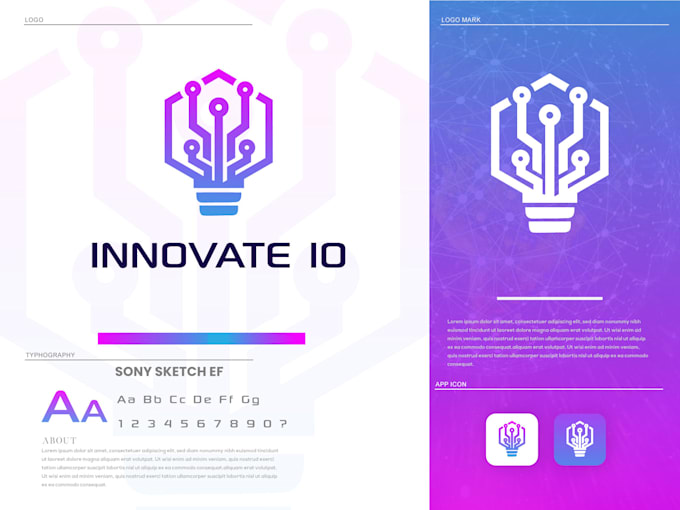 do saas, tech startup, crypto modern technology logo