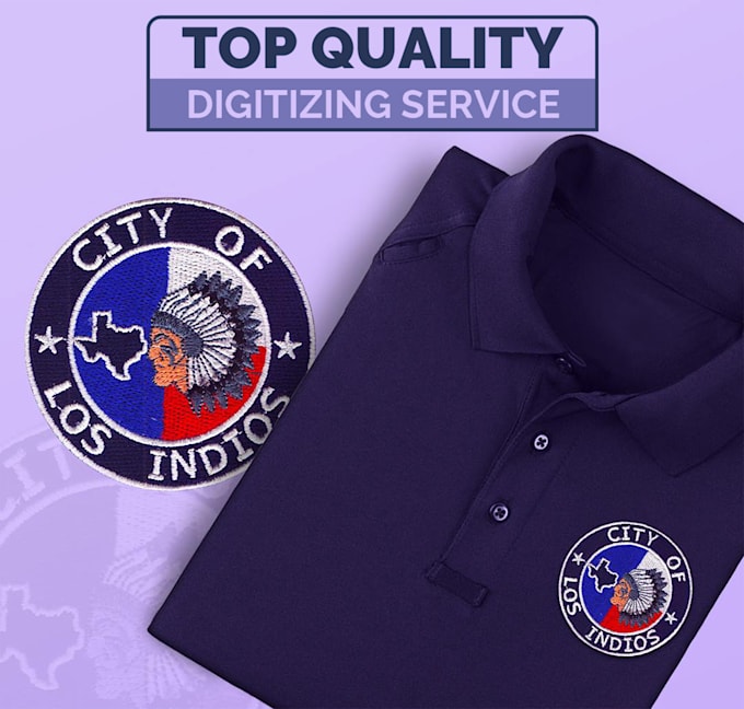 do embroidery digitizing emb dst pes jef in few hours