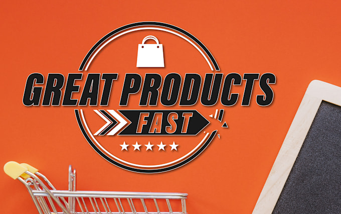 design a professional ecommerce, shopify, dropshipping logo