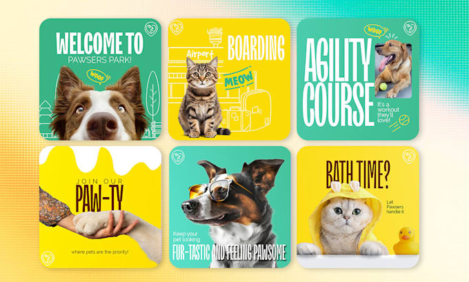 design 30 attractive social media posts